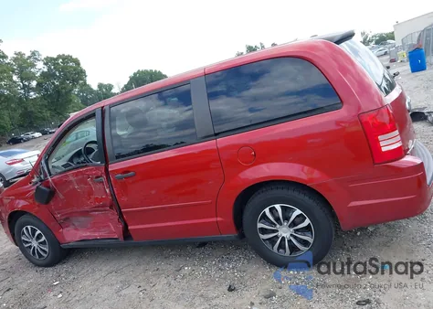 2008 Chrysler Town & Country Lx z USA, uszkodzony, nr VIN 2A8HR44H28R799659
